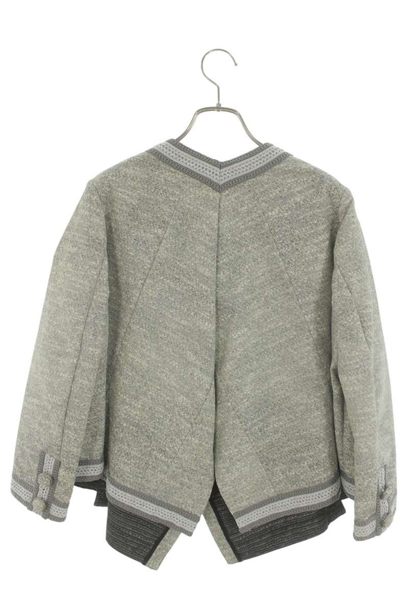 ANREALAGE Reflector Design Jacket Gray Size 38