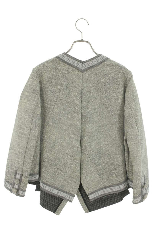 ANREALAGE Reflector Design Jacket Gray Size 38