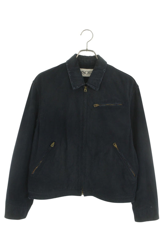 INSCRIRE 24SS Cotton Vintage Zip Jacket Navy Size S