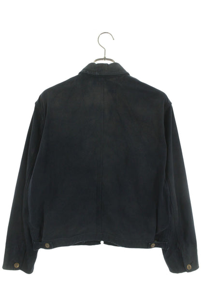 INSCRIRE 24SS Cotton Vintage Zip Jacket Navy Size S