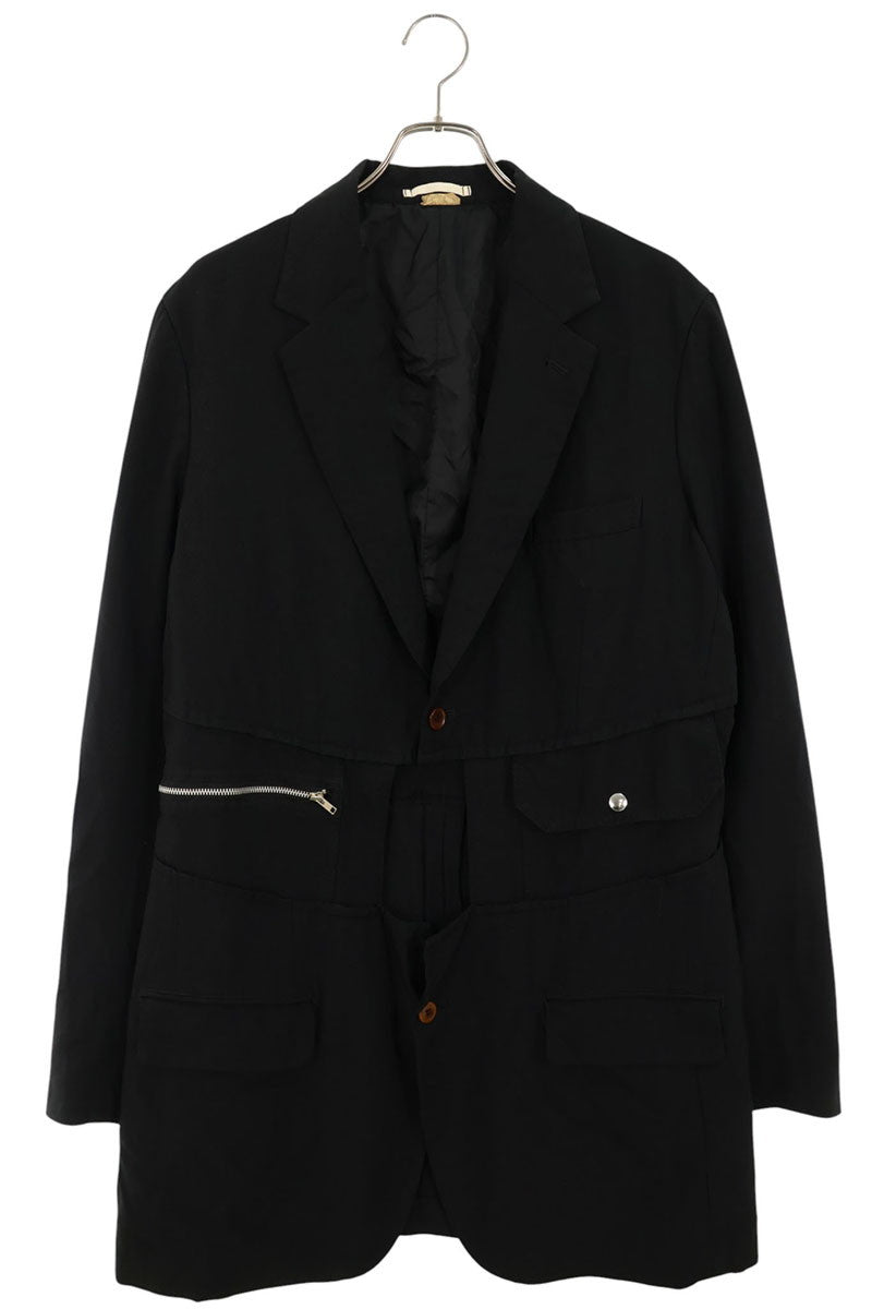 COMME des GARCONS Asymmetric Design Jacket Black Size L