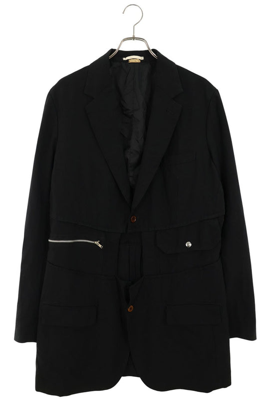 COMME des GARCONS Asymmetric Design Jacket Black Size L
