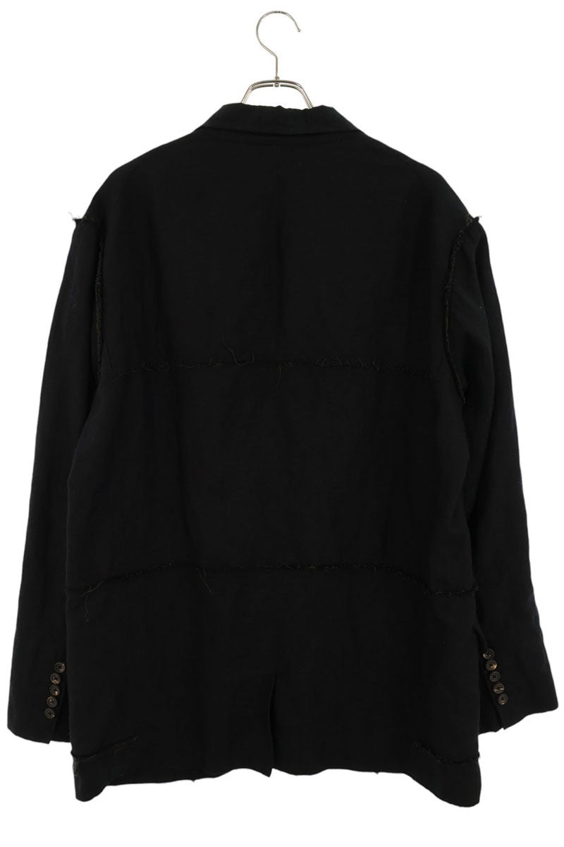 ZIGGY CHEN Reconstructed Tailored Jacket Black Size M