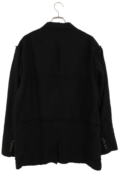ZIGGY CHEN Reconstructed Tailored Jacket Black Size M
