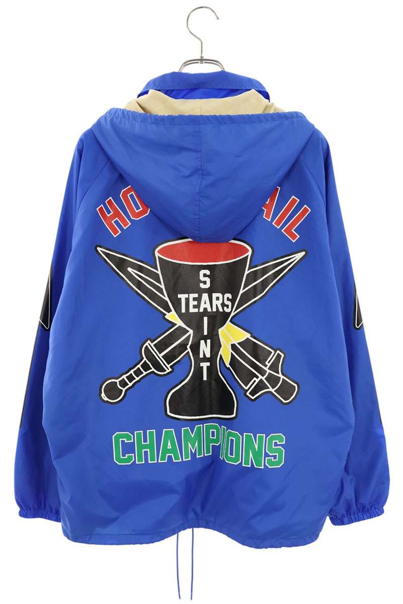 SAINT MICHAEL 22AW DT x Denim Tears Hooded Nylon Jkt Size M