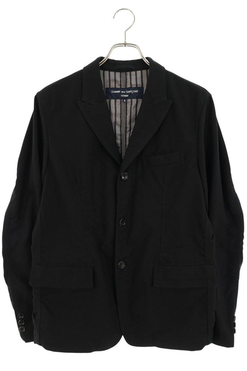 COMME des GARCONS HOMME AD2005 Poly 3B Blazer Black Size S