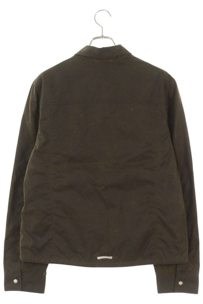 Chrome Hearts Oiled Cross Ball Button Brown Multi Jacket Size M