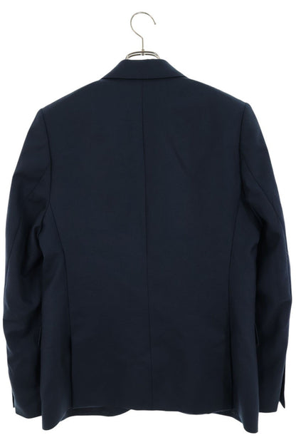 DIOR Wool Single-Breasted Tailored Jacket Navy Size M