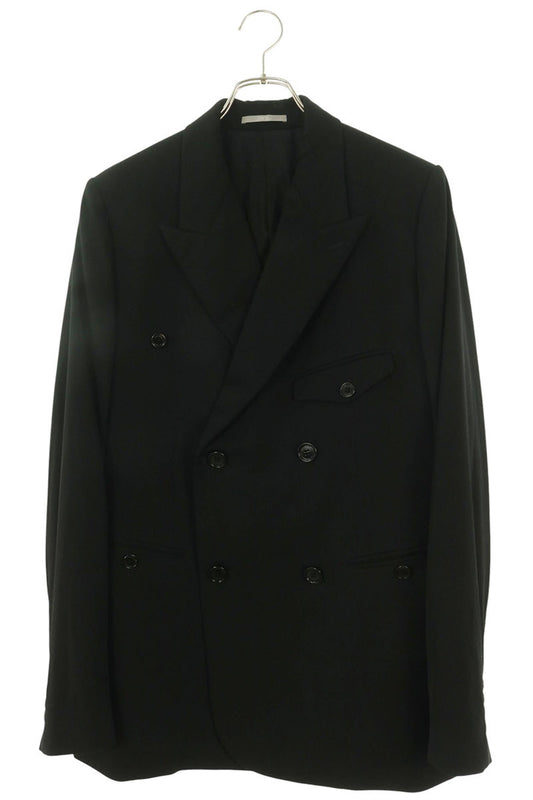 DIOR Wool Peaked Lapel Tailored Jacket Black Size M