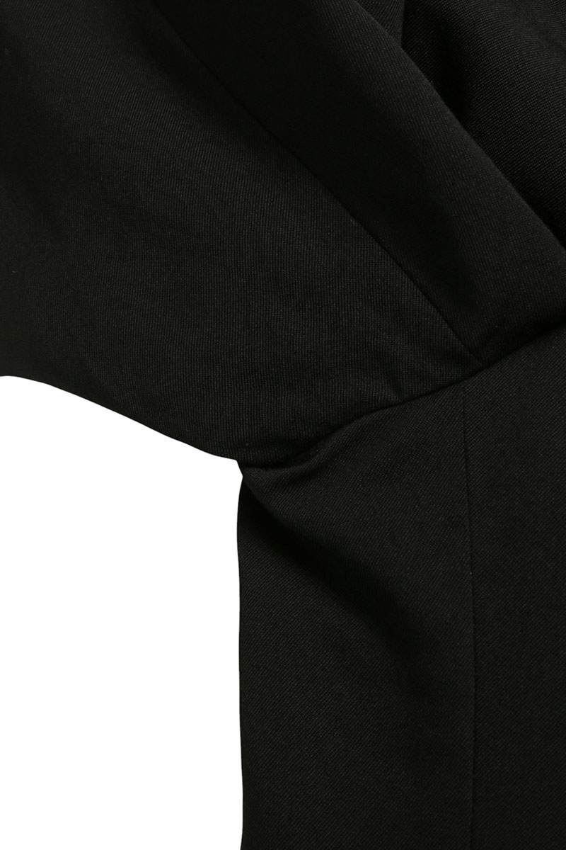 DIOR Wool Peaked Lapel Tailored Jacket Black Size M