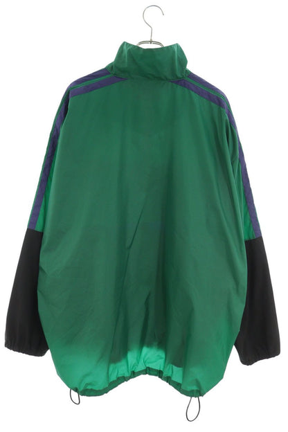 BALENCIAGA Logo Poplin Panel Jacket Multi Size M