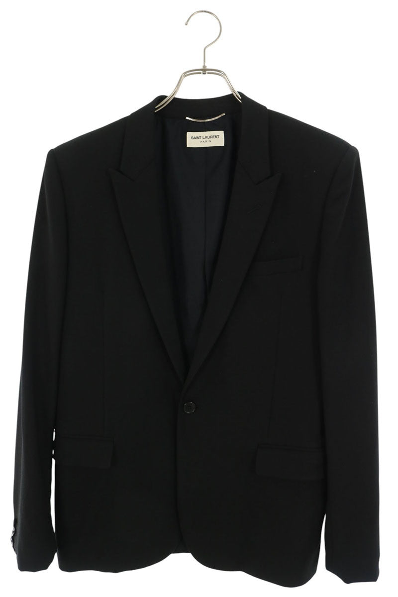 SAINT LAURENT PARIS 14SS Smoking Blazer Black Size 52