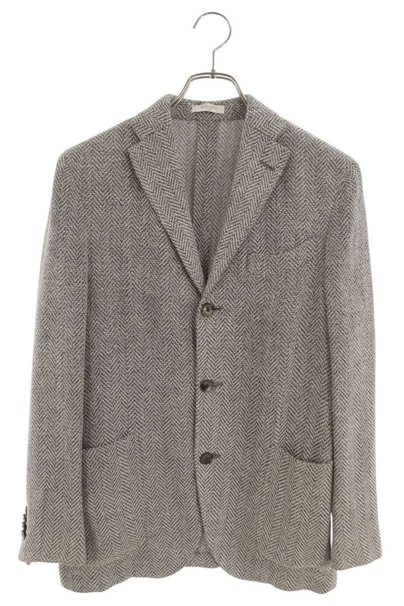 BOGLIOLI Linen Silk Cotton Blend Jacket Gray Size S