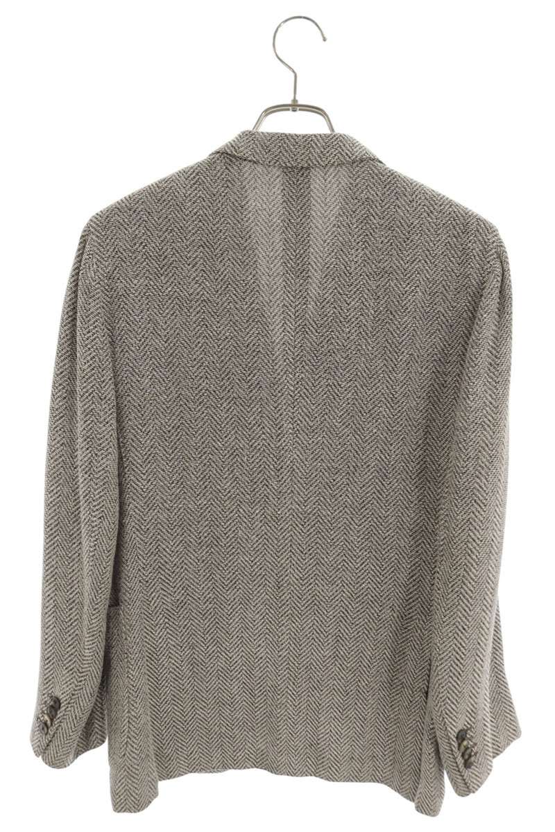 BOGLIOLI Linen Silk Cotton Blend Jacket Gray Size S