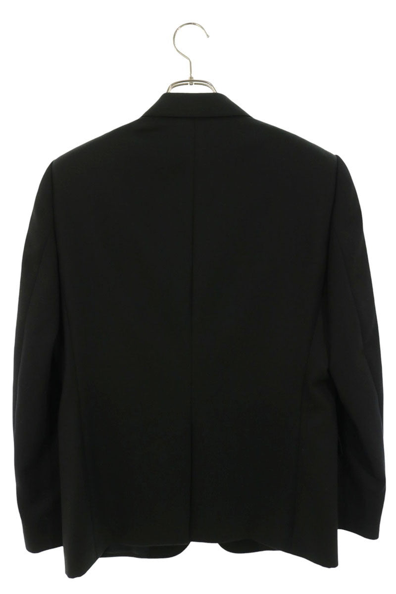 CELINE Grain de Poudre Wool Smoking Jacket Black Size M