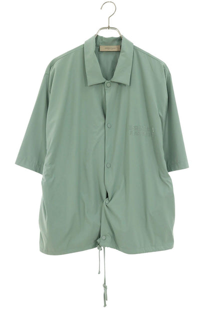 FOG Short Sleeve Chest Logo Nylon Coach Jacket Green Size S