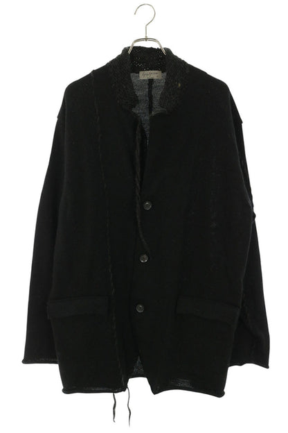 YOHJI YAMAMOTO POUR HOMME Yarn Stitch Jacket Black Size 3