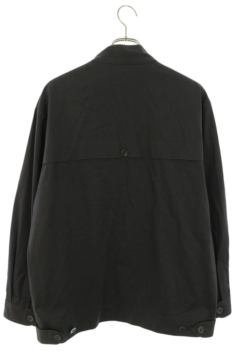 LOUISVUITTON Logo Bijou Design Cotton Jacket Black Size 50