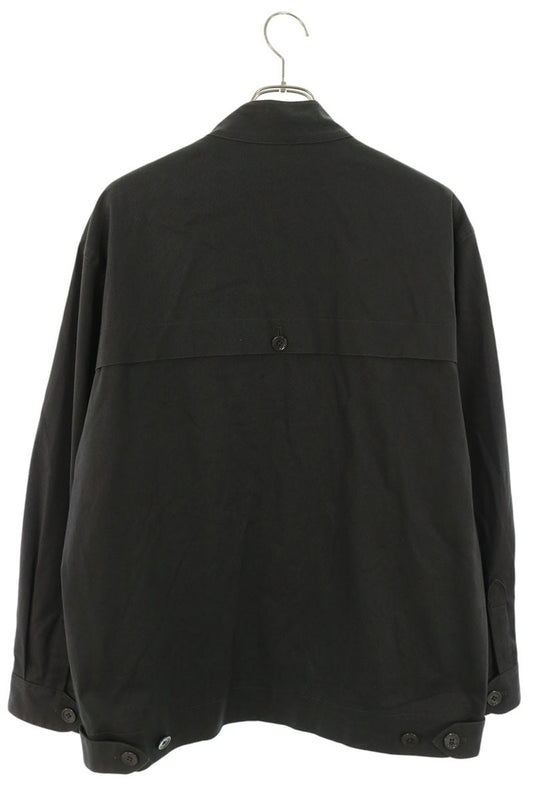 LOUISVUITTON Logo Bijou Design Cotton Jacket Black Size 50