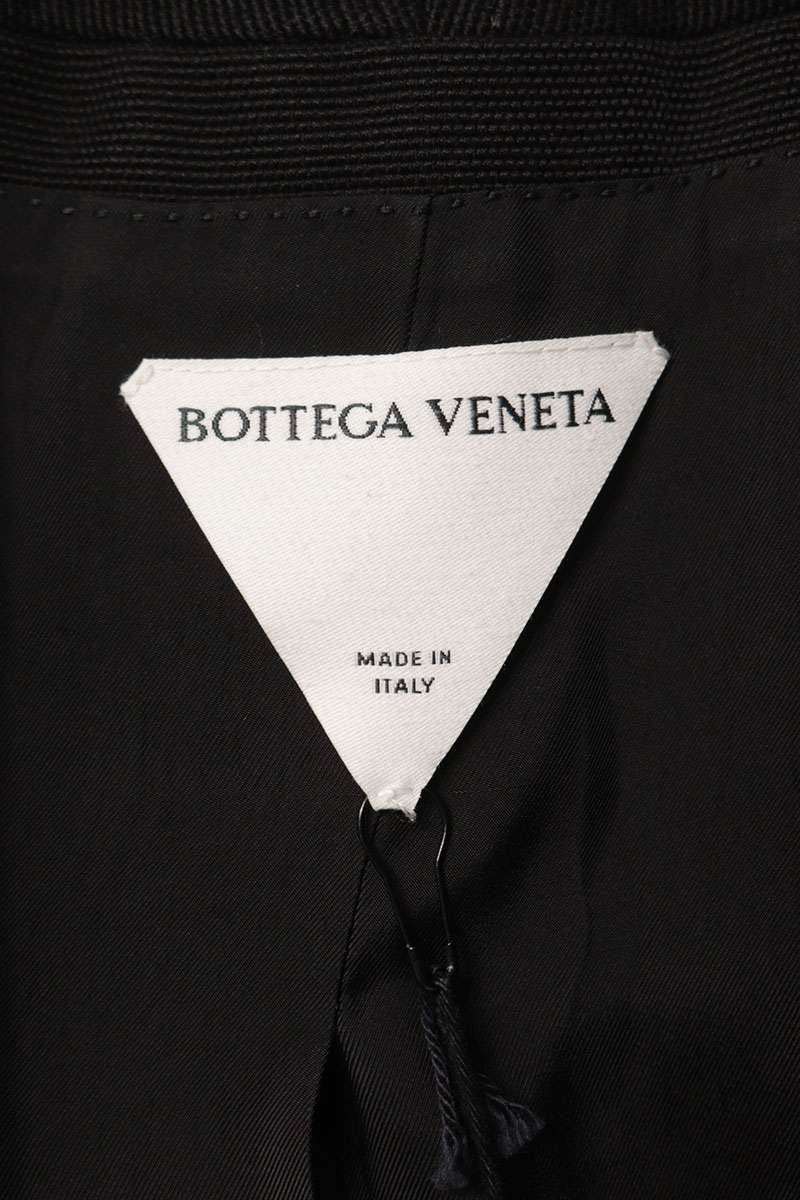 BOTTEGA VENETA Black Cotton Blazer Size 48
