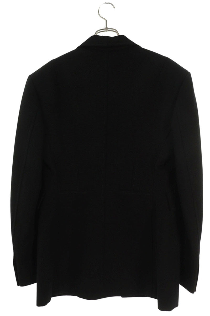 BOTTEGA VENETA Black Cotton Blazer Size 46