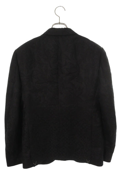 LOUISVUITTON Black Monogram Blazer Size 48