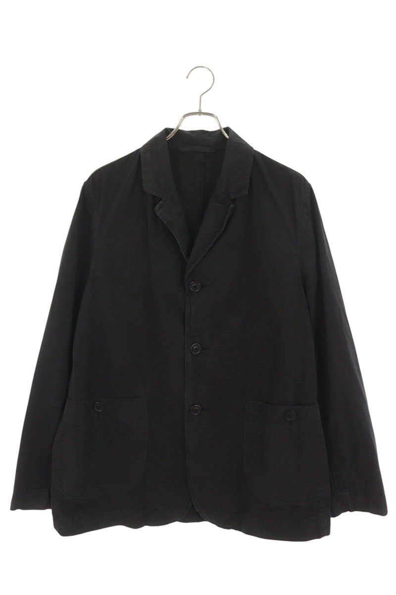 CASEY CASEY Black Double Dyed Cotton Jacket Size M