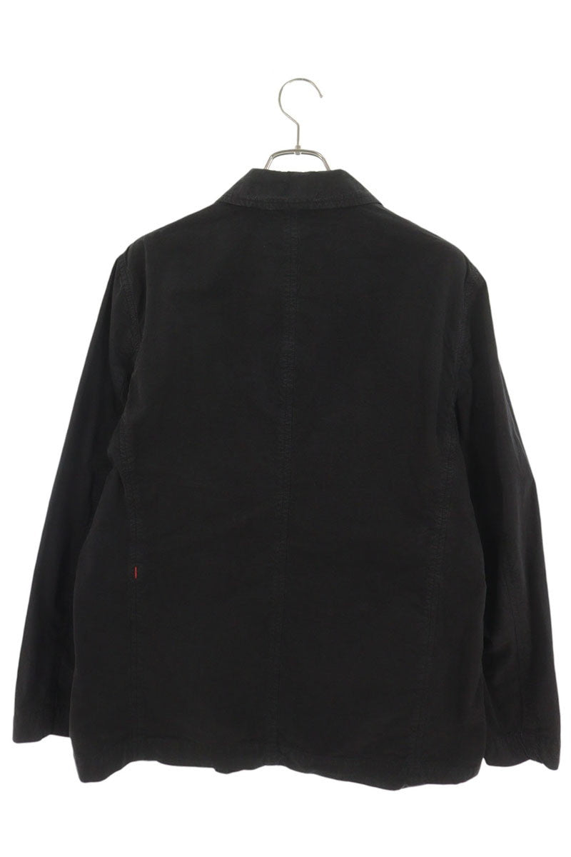 CASEY CASEY Black Double Dyed Cotton Jacket Size M