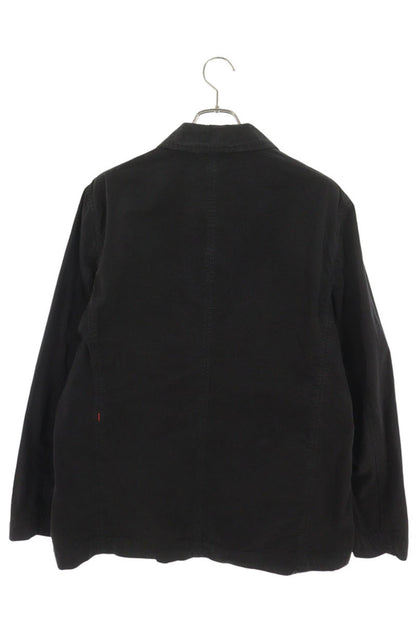 CASEY CASEY Black Double Dyed Cotton Jacket Size M