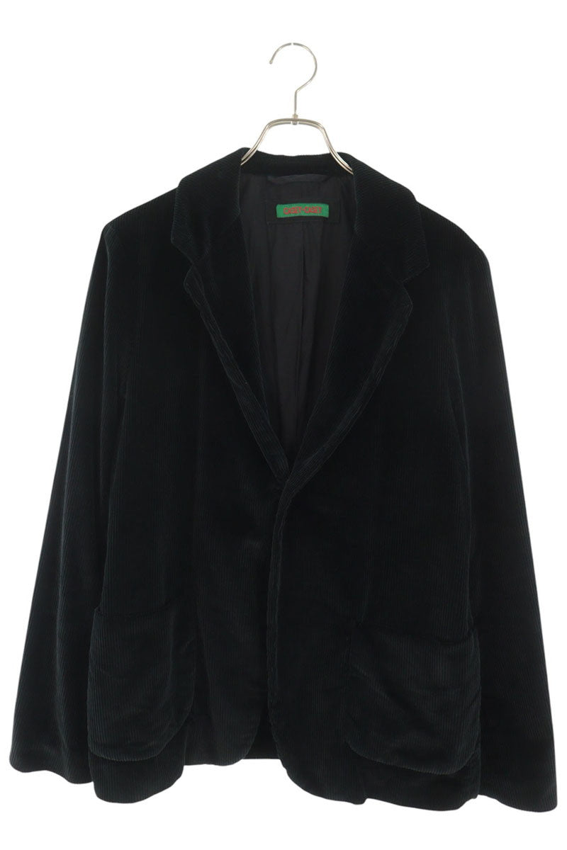 CASEY CASEY Black Corduroy 1B Jacket Size M