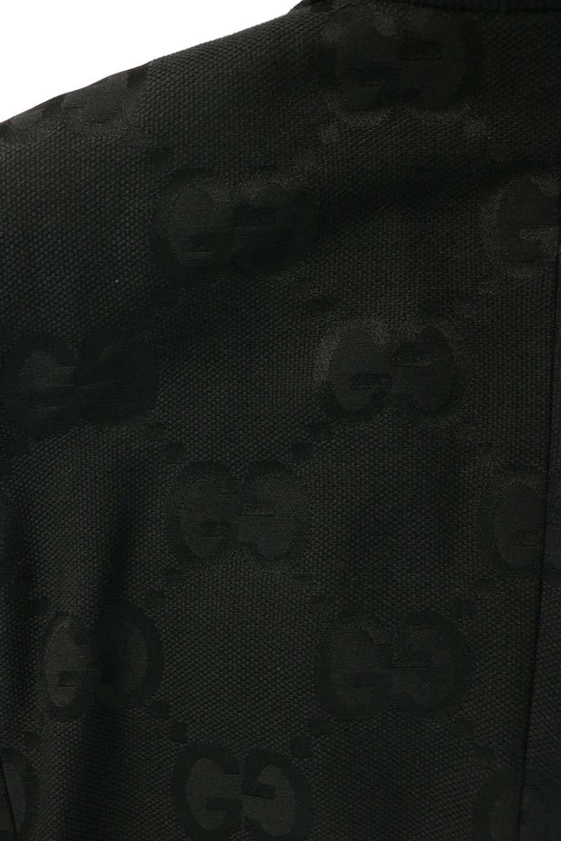 GUCCI GG Jumbo All-Over Pattern Jacket Black Size 50
