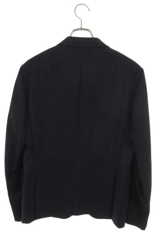 VALENTINO Navy Rockstud Sleeve Wool Blazer Size 48