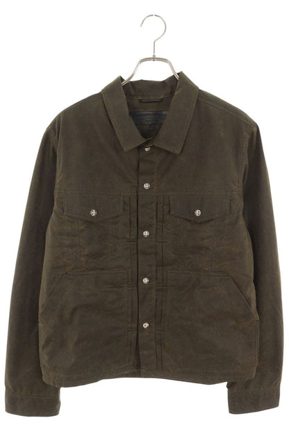 Chrome Hearts Brown Oil Processed Cross Button Jacket Size M