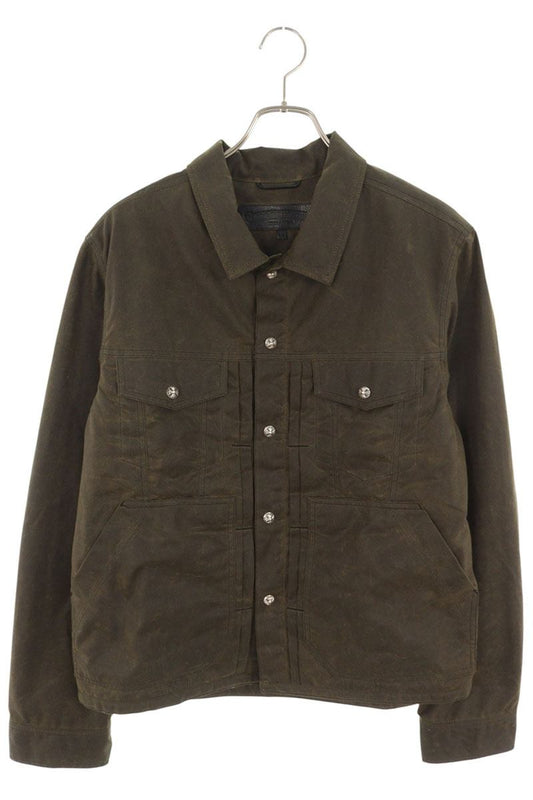 Chrome Hearts Brown Oil Processed Cross Button Jacket Size M