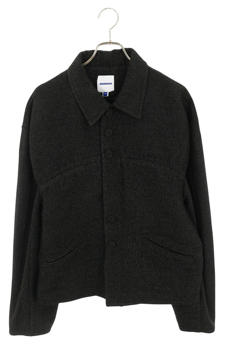 ADERERROR FW01 Black Button Up Denim Jacket Size XL