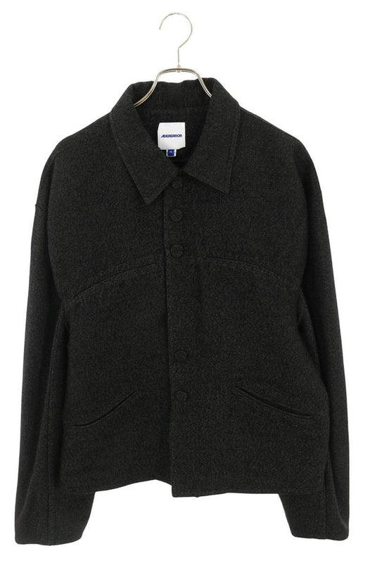 ADERERROR FW01 Black Button Up Denim Jacket Size XL
