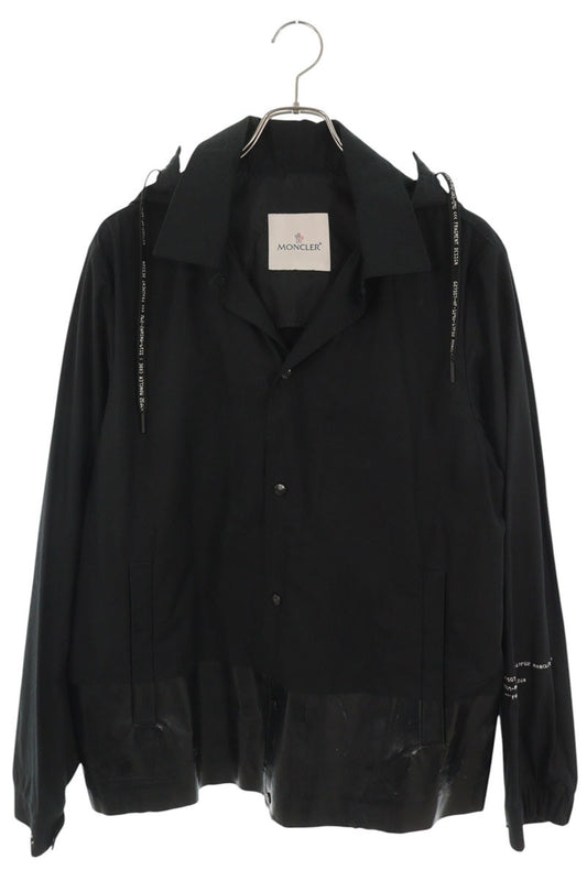 fragment design x Moncler Black Hooded Jacket Size 2