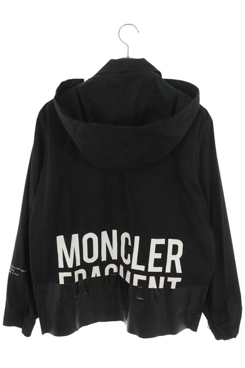 fragment design x Moncler Black Hooded Jacket Size 2