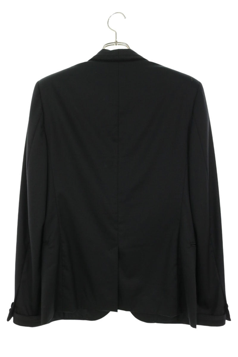 SAINT LAURENT PARIS Black 1-Button Tailored Blazer Size 46