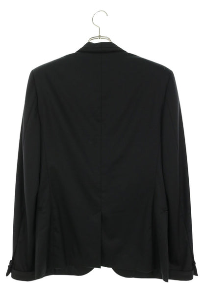 SAINT LAURENT PARIS Black 1-Button Tailored Blazer Size 46
