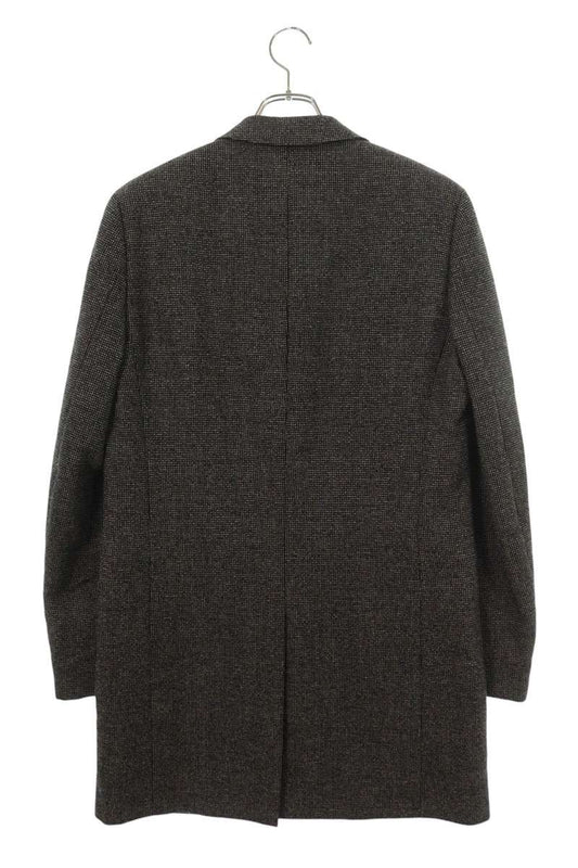 SAINT LAURENT PARIS Wool Tweed 3-Button Jacket Gray Size 50