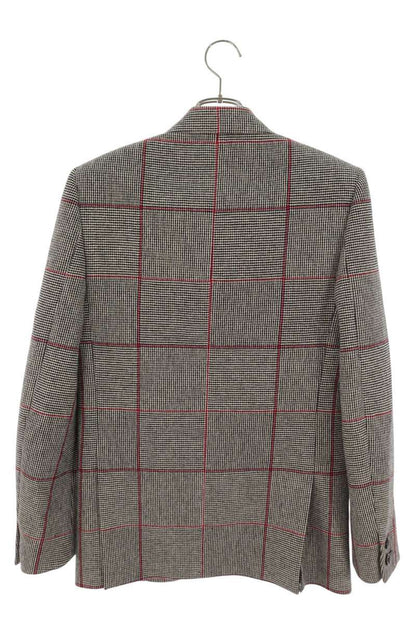 SAINT LAURENT PARIS Glen Check 2B Jacket Size 42