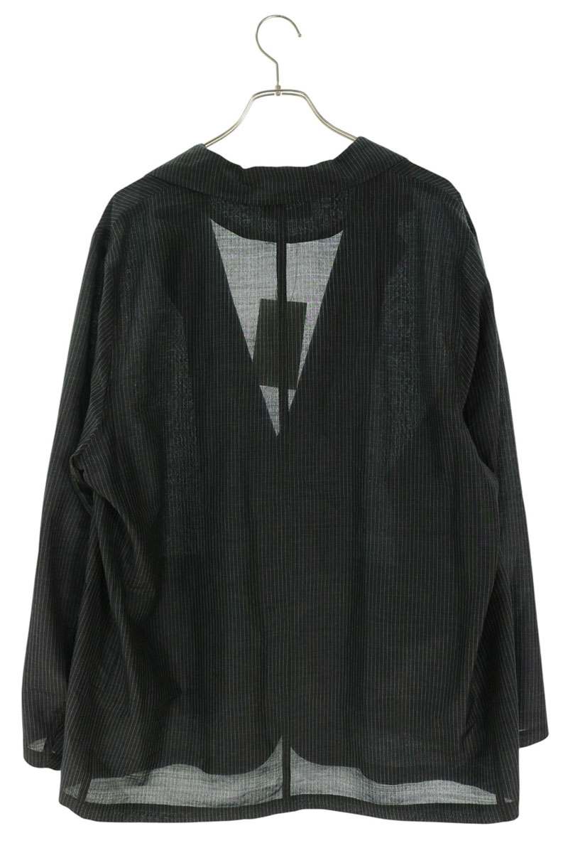 marka Gray Wool Stripe Jacket Size 2