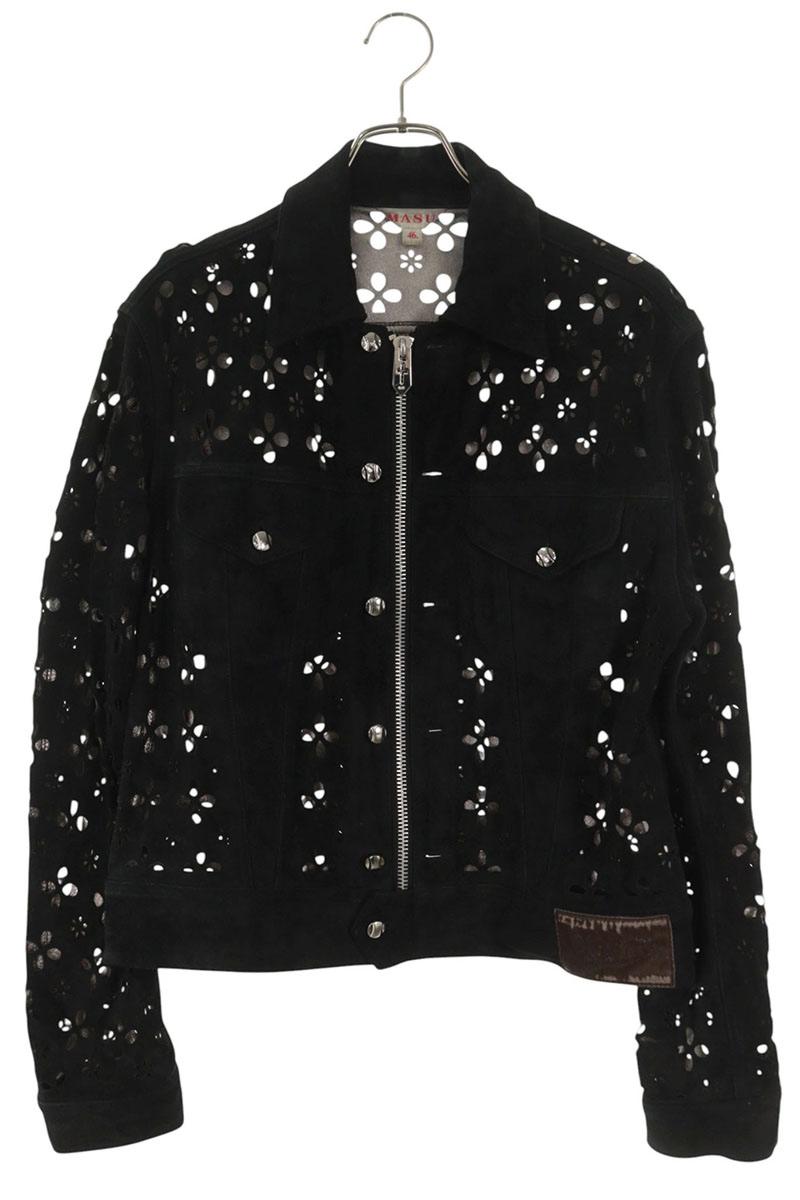 MASU Flower Cut Leather Jacket Size 46