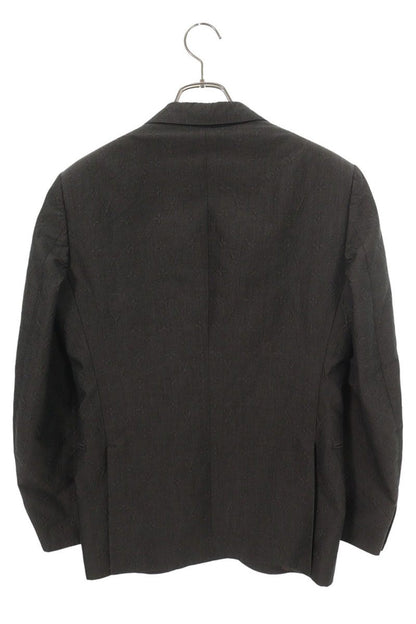 LOUISVUITTON 22AW Monogram Embossed Blazer Gray Size 46