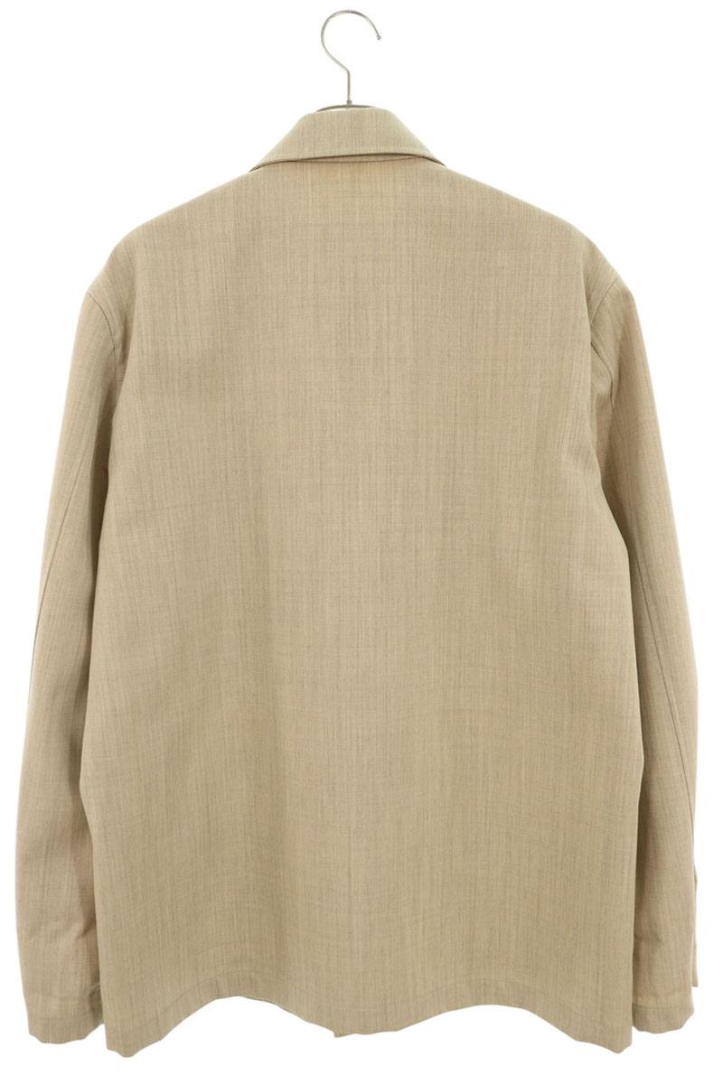 JILSANDER Wool Shirt Jacket Beige Size 50