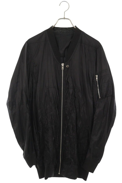 Rick Owens 15SS MA-1 Long Bomber Jacket Black Size 46