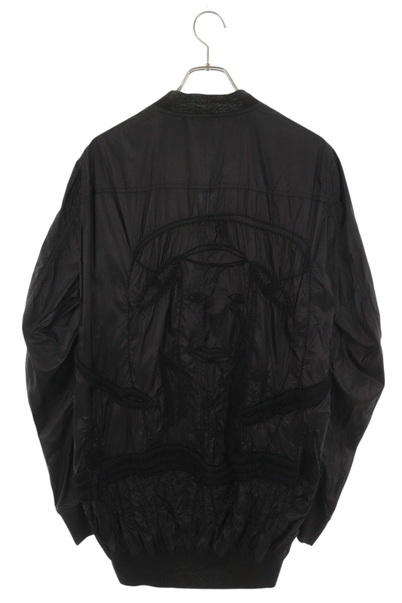 Rick Owens 15SS MA-1 Long Bomber Jacket Black Size 46