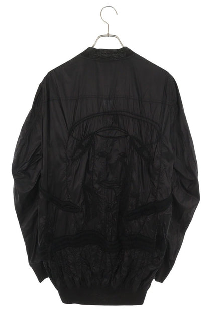 Rick Owens 15SS MA-1 Long Bomber Jacket Black Size 46