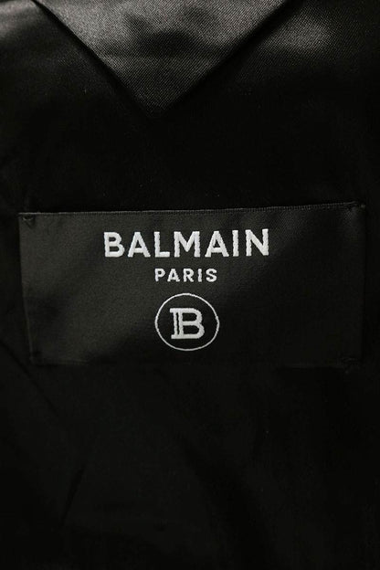 BALMAIN Single Breasted Wool Jacket Red Size 50